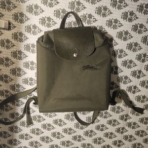 Longchamp Le Pliage Green M Backpack